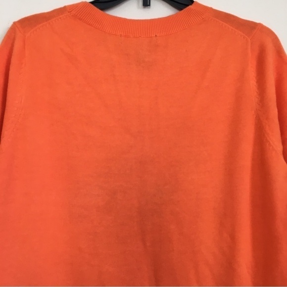 Twiggy London Orange Lobster Graphic Short Sleeve Crew Neck Knit Sweater Top - Picture 5 of 15
